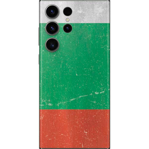 Bulgarian Flag Distressed Galaxy Skins